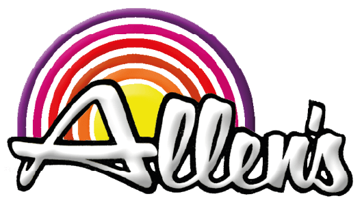 A theme logo of Allen's Food Mart